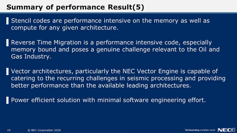 Summary of performance Result(5)